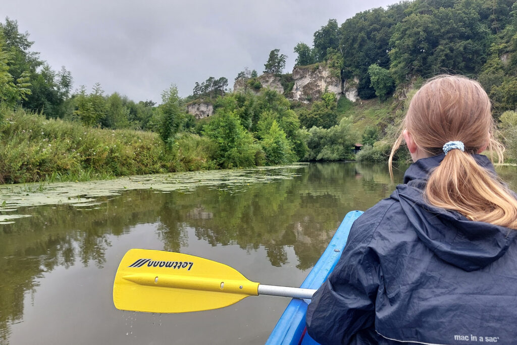 Duitsland, Beieren, Altmuhltal, panoramaweg, toptrail, naturpark, Kelheim, Eichstätt, Dolnnstein, Essing, Mörnsheim, Pappenheim, rotsen, Twaalf Apostelen, Weltenburg, kano