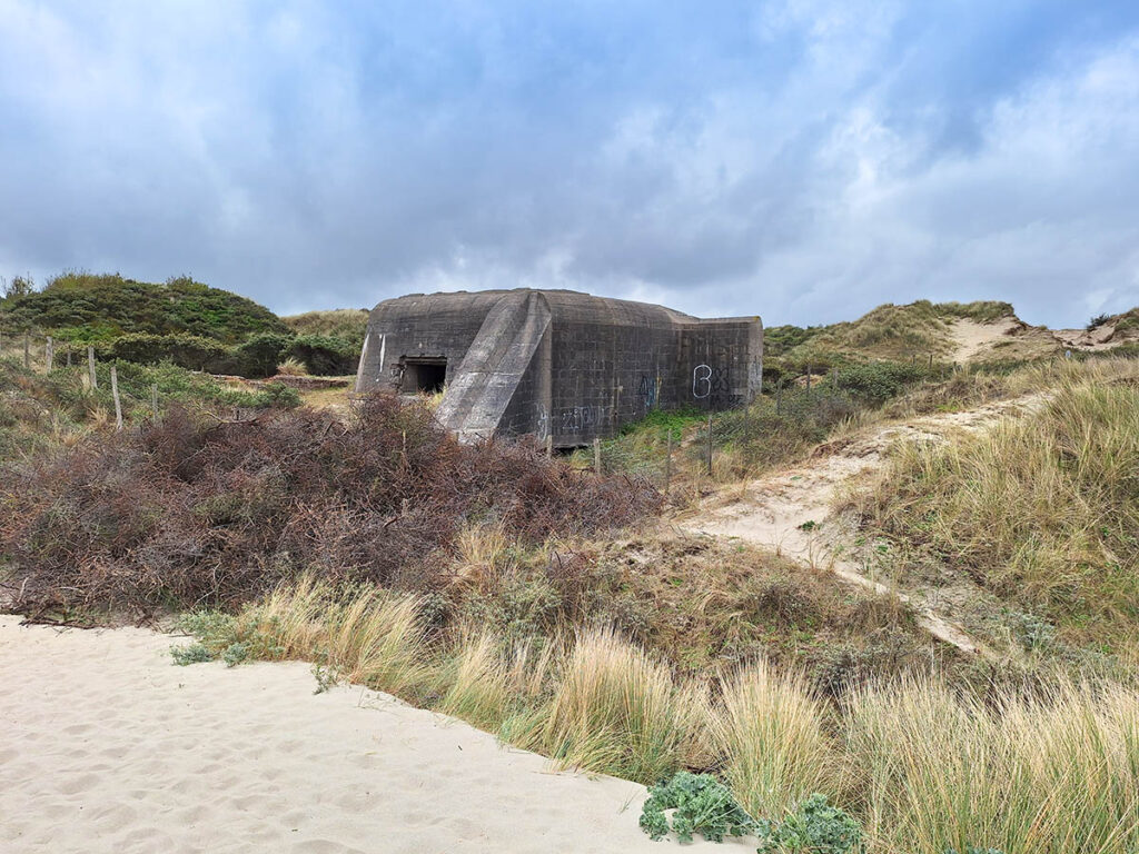 Karthuizerduinen, ter yde, Oostduinkerke, Belgie, Atlantikwall