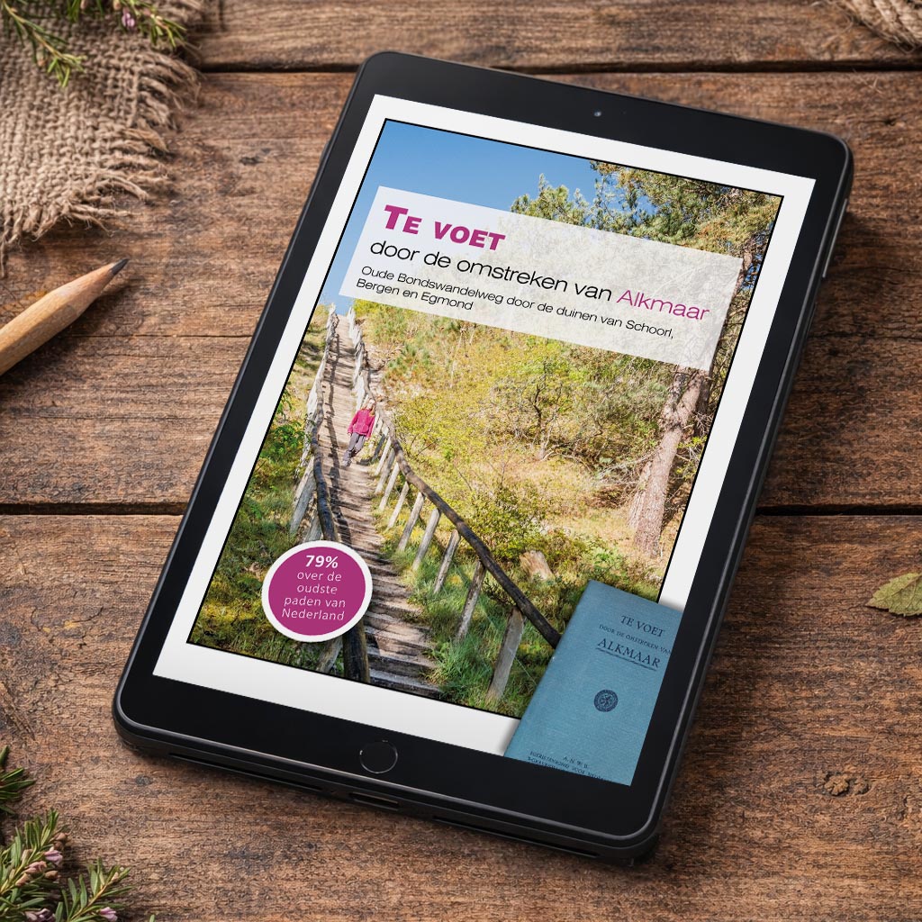 E-book Te voet door de omstreken van Alkmaar