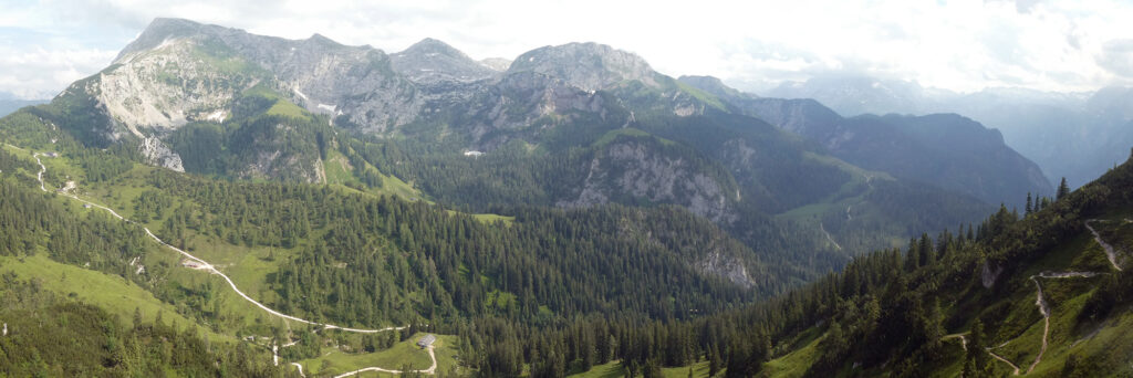 Uitzicht vanaf de Jenner in Nationaal Park Berchtesgaden